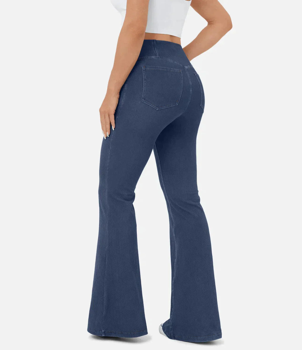 Clara - Elastiska jeans med hög midja - Venneris