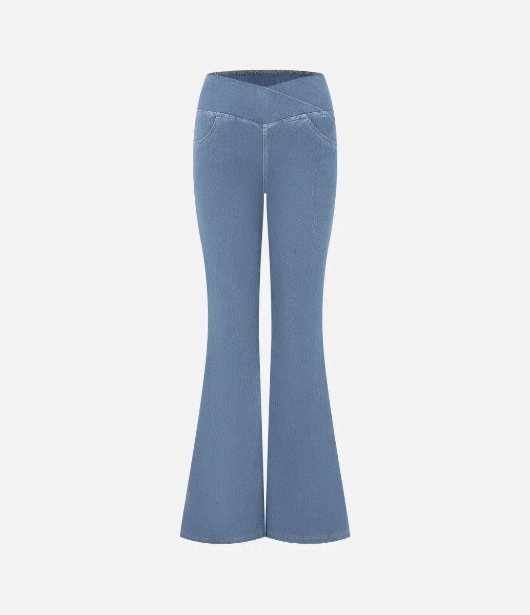 Clara - Elastiska jeans med hög midja - Venneris