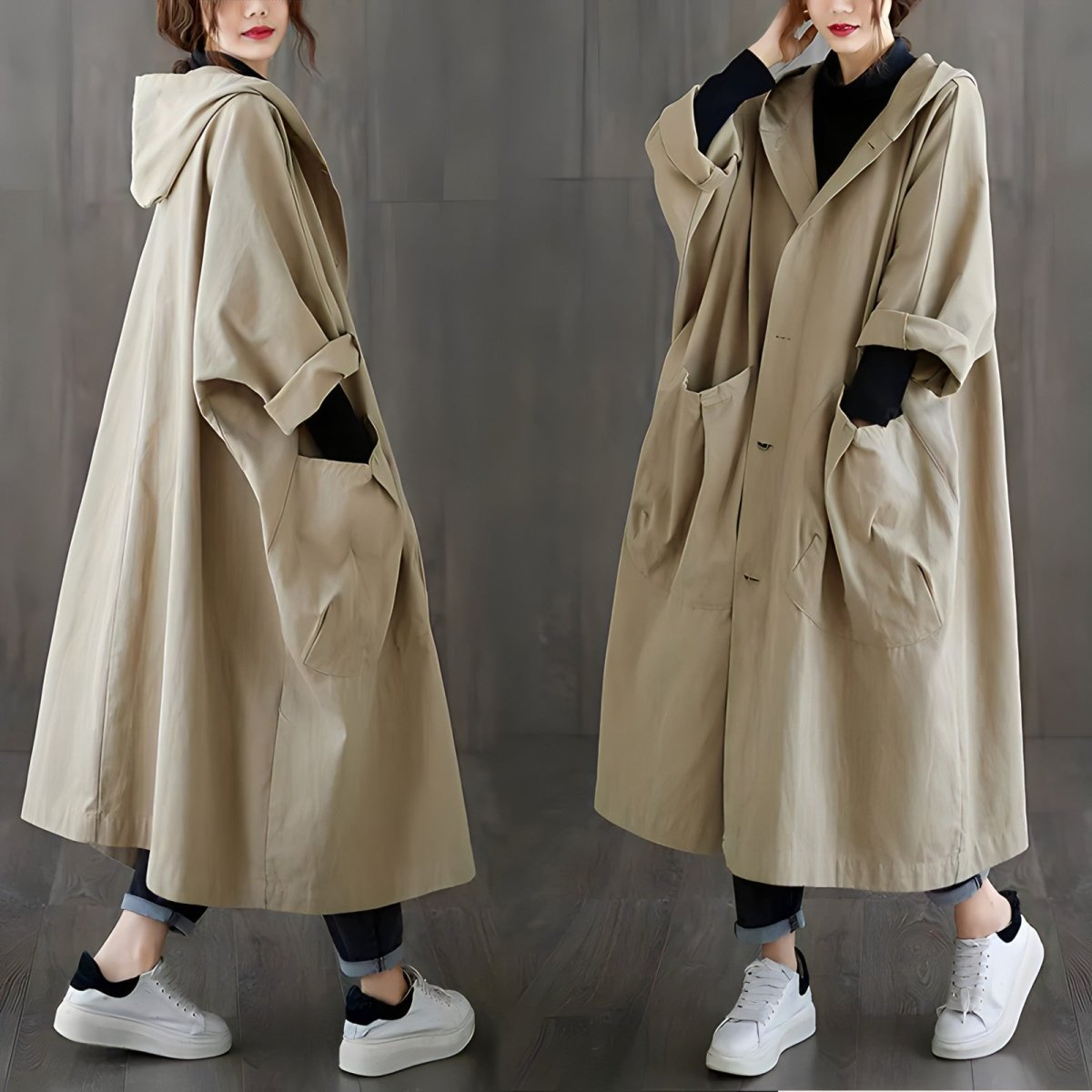 Édith - Överdimensionerad trenchcoat - Venneris