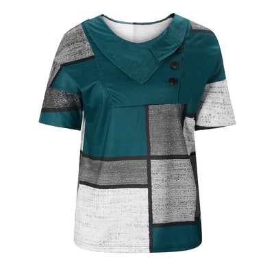 Nevaeh - Blus med geometriskt tryck - Venneris